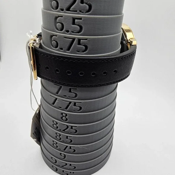 Coach Mens Harrison Watch Gold Tone Black Leather Strap 42mm 14602545 - Picture 9 of 9